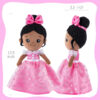 Newborn Soft Plush Pink Princess Doll (14") - Image 4