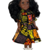 Vibrant Ankara Doll (18")