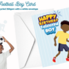 Football Birthday Card