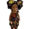 Vibrant Print Coffee Doll (14")