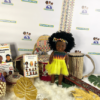 Fiery Dress African Girl Doll (18") - Image 2