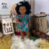 Turquoise Ethnic Dress Doll (18") - Image 2