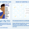 Ethnic and Diverse Greeting Cards - Prayer Boy (A5) - Image 2