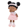 Pink Bunny Dress Doll with Buns (14") - Image 7