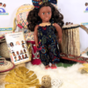Blue Ankara Jumpsuit Doll (18") - Image 2