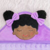 Newborn Soft Plush Purple Princess Blanket (40" x 40") - Image 4