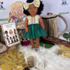 Elegant Azure Ensemble Doll (18") - Image 3