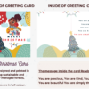 Christmas Girl Greeting Card (A5) - Image 2