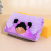 Newborn Soft Plush Purple Princess Blanket (40" x 40") - Image 9
