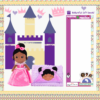 Soft Plush Pink Princess Doll (14")with Blanket - Image 2