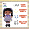 Plaited Sassy Doll (14") - Image 3