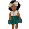 Elegant Azure Ensemble Doll (18")